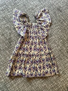 Zara Purple and White Kids Casual Dress